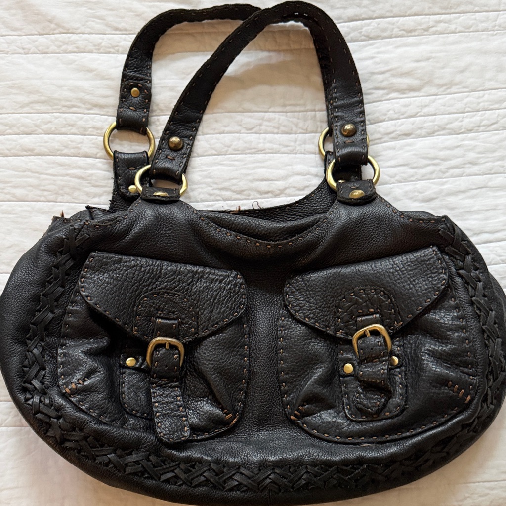 Carla Mancini Yummy Black Leather Women's Bag